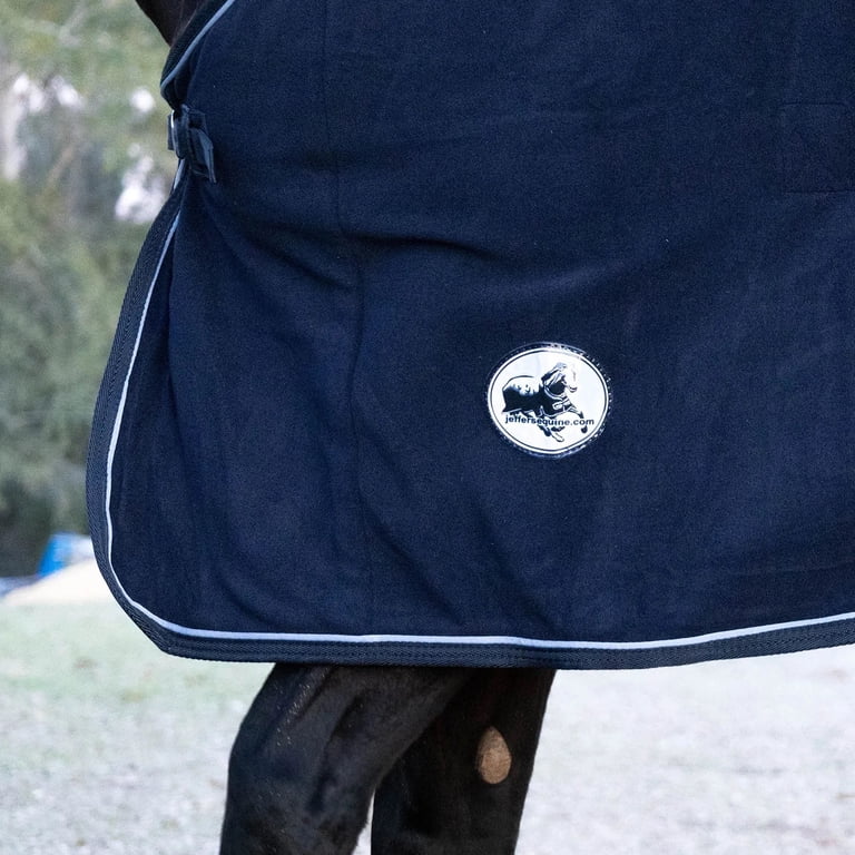 Couverture Refroidisseur Pour Cheval Jeffers Elite Polaire 69" Noir