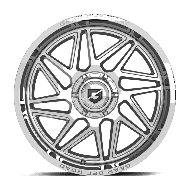 クレアラシル Gear Off Road 761C RATIO Chrome Plated 20X10 8X6.50 A356 Aluminum