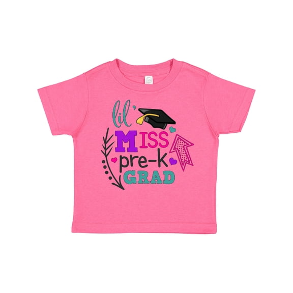 Inktastic Lil Miss Pre-k Grad with Arrows Girls Toddler T-Shirt