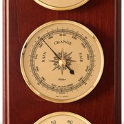 Fischer Weather Station with Thermometer, Barometer Hygrometer 395 mm / 15.6 - No. 9178 US Version