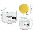 thumbnail image 7 of Deep-Conditioning Multipurpose Leather Care Balm, Leather Furniture Repair Paste, Leathers Cleaner Cream &Cleaning Paste, Natural Finish Protector for Sofa, Car Seats, Leathers, 7 of 7