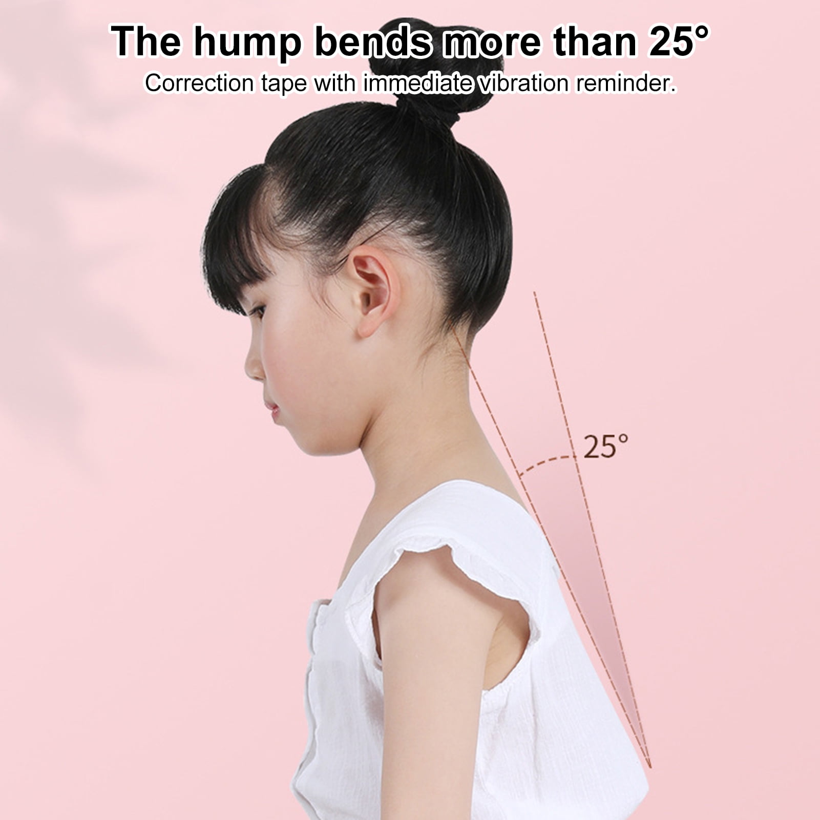 Happydeer Posture Corrector Vibration 400mAh Battery Operated Scientific Ergonomic Posture Tracking And Training in Real Time Reminder Posture Correction for Back for Men Women