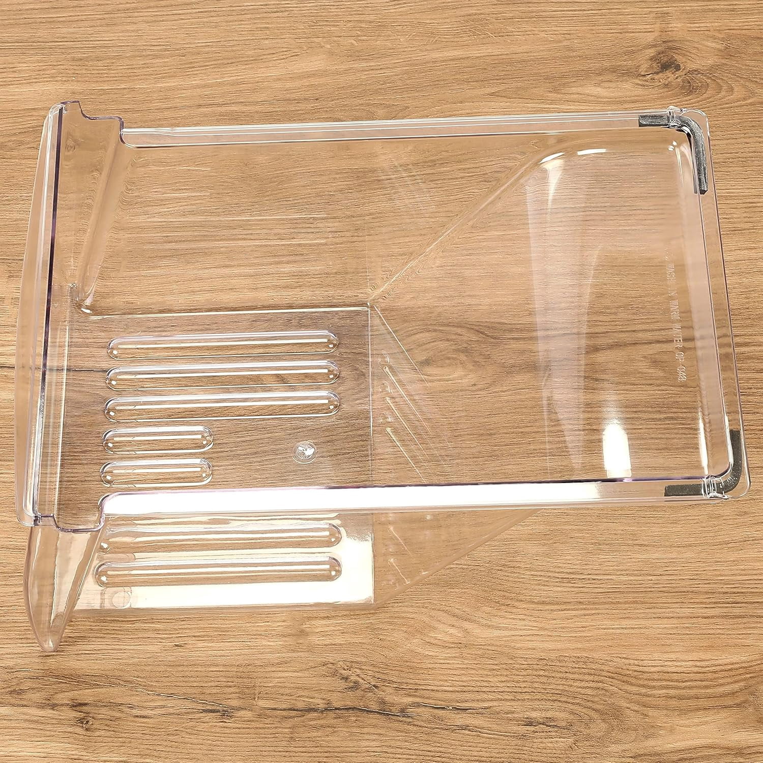 Refrigerator Crisper Drawer Pan Replacement for 240337103 PS429854 Refrigerator Pan Shelf Replacement Plastic Clear