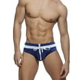 thumbnail image 2 of Icvfdpl Men'S Swimsuits Male Summer Cool Sports Color Block Zipper Fit Beach Shorts Triangle Fashion Sexy Swimming Trunks Hawaii Style Clothing Blue Xxl, 2 of 5