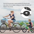 thumbnail image 2 of Bicycle Tow Rope 4000lbs Elastic Outdoor Bike Towing Strap Stretchable Pull Stretchable Portable Pull Strap, Black, 2 of 6