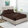 thumbnail image 1 of Crib Waterproof Mattress Protector Soft & Breathable Terry Cotton RV Bunk and Truck Sleeper Fitted Style Chocolate Fits up -8'' Deep Pocket, Skin-Friendly Mattress Protector, 1 of 6
