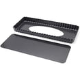 thumbnail image 4 of Artisanal Baking Simplified, Rectangular Tart Pan With Removable Bottom, Heavy-weight Carbon-Steel For Durable & Reliable Design, Beautiful Crust Creation Guaranteed (14 Inch), 4 of 8