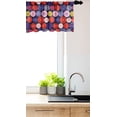 thumbnail image 2 of Ambesonne Abstract Valance Pack of 2, Circles and Dots Layout, 42"X18", Multicolor, 2 of 3