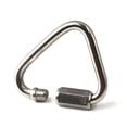thumbnail image 2 of Flomore M10 Delta Quick Link 304 Stainless Steel Triangle Quicklink Chain Connector Screw Lock Carabiner Pack Of 2, 2 of 3