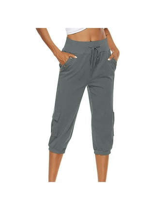  Capri Pants for Women Cargo Capris Summer Hiking Golf Pant  Lightweight Waterproof Quick Dry Travel Cropped Joggers Casual with Pockets