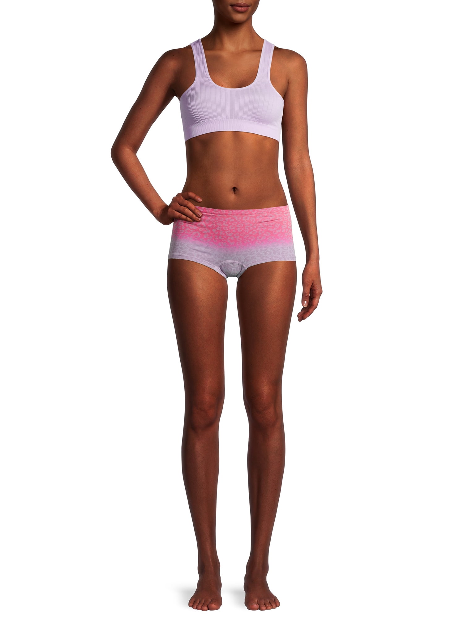 No Boundaries Juniors' Double Scoop Bra