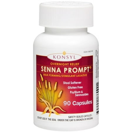 SennaPrompt Bulk Forming/Stimulant Laxative Caplets 90 Caplets