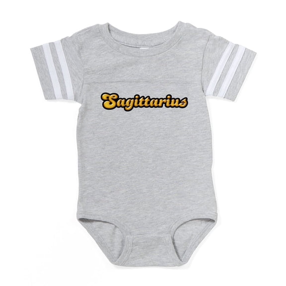CafePress - Gem Zodiac Sagittarius Topa - Cute Infant Baby Football Bodysuit