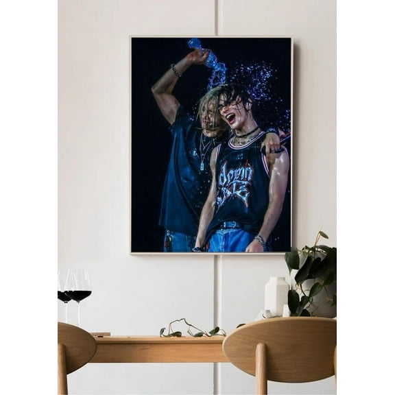 Stray Kids Hyunjin, Felix Unframed Prints, Aesthetic Kpop Room Decour Poster