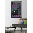 thumbnail image 2 of Minecraft - Don't Look Wall Poster with Wooden Magnetic Frame, 22.375" x 34", 2 of 3