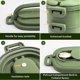 thumbnail image 4 of Lunch Box,Leakproof Bento Box for Kids Adults,Cutlery Set Green, 4 of 5