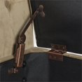 thumbnail image 3 of HomePop Banc de Rangement et Canapé en Velours Traditionnel en Brun, 3 of 15