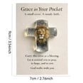 thumbnail image 2 of A Pocket Blessing – Cross Edition, Christian Pocket Cross Token with Verse Card, Faith Motivation Gifts Christian Keepsakes, 2 of 2