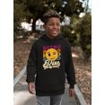 thumbnail image 2 of Retro Rizz - Vintage Winking Emoji Graphic Youth's Hoodie, 2 of 4