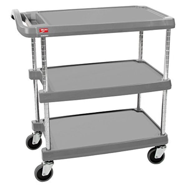 intermetro industries my162734g mycart series gray polymer utiltiy