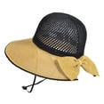 thumbnail image 2 of Sombrero De Sol Para Mujer, Sombrero De Playa, Sombrero De Paja Plegable A La Moda, Sombrero De Verano Para Mujer Methold AP007140-02, 2 of 6