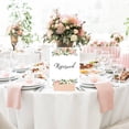thumbnail image 2 of Koyal Wholesale Peach Coral Floral Garden Wedding Signs Bundle 30 Set for Ceremony, Reception Decor Signage, 8.5 x 11", 2 of 5