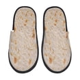 thumbnail image 1 of Fotbe Tortilla Pantuflas Peludas para Mujer con Estampado, Zapatillas de Peluche, Zapatos de Invierno para Casa, Uso Interior y Exterior-Large, 1 of 8