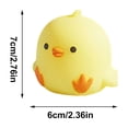 thumbnail image 3 of Fidget Stress Squeeze Relief Balls for Kids and Adults, Soft Hedgehog and Penguin Decompression Toys for Party Favors, Desk and Home Decor, 3 of 6