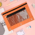 thumbnail image 2 of &Craft&Stationery Pouch 2 Pack Pencil Pouches with Zipper for 3 Ring Craft Organization and Storage Solution, 2 of 4