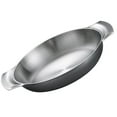 thumbnail image 3 of Dsseng Stainless Steel Pot Double Handle Pan Multi-function Paella Pan Korean Style Pot Kitchen Cooking Pan, 3 of 7