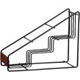 thumbnail image 1 of Coffee Syrup Rack Organizer Coffee Bar Accessories Display for dressing Easily Install Drink Bottle Holder Storage for Syrup, Trapezoidal 3 Grids, 1 of 7