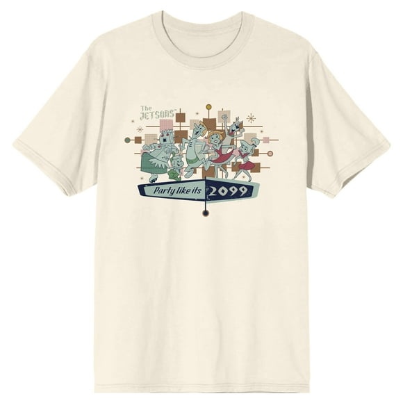 Jetsons Party Like Its 2099 Men's Natural Ground T-shirt