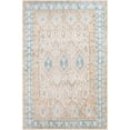 thumbnail image 2 of Mark&Day Washable Rugs, 5x7 Summitville Traditional Beige Area Rug, Beige Blue Carpet for Living Room, Bedroom or Kitchen (5' x 7'6", Machine Washable), 2 of 4
