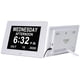 thumbnail image 3 of Reloj despertador digital CHAO con calendario negro 8 pulgadas 5 alarmas para demencia, 3 of 5