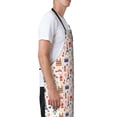 thumbnail image 3 of Pofeuu Paris Print Waterproof Apron with Pockets Adjustable Cooking Aprons Kitchen Bib for Baking Household Cleaning, 3 of 8