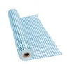 Blue Gingham Plastic Disposable Tablecloth Roll - Tableware Party And Oktoberfest Supplies - 100 Feet Long