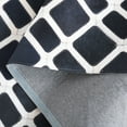 thumbnail image 6 of SAFAVIEH Studio Leather Tokora Geometric Area Rug, Black/Ivory, 5' x 8', 6 of 11