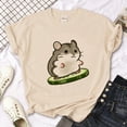 thumbnail image 5 of Hamster top women graphic summer Y2K t shirt girl designer harajuku manga clothing, 5 of 7