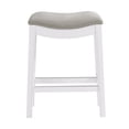 thumbnail image 5 of Alaterre Furniture Williston White Wood Counter Height Stool - Set of 2, 5 of 9