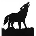 thumbnail image 3 of Meyda 162079 18 in. Lone Wolf Wall Art, Black, 3 of 3