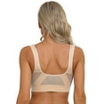 thumbnail image 2 of CHICTRY Womens Seamless Sports Fitness Bra Bustier Bra Removable Cup Pads Tank Top Skin L, 2 of 7