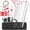 Red-25pcs, variant on 20PCS Roadside Emergency Car Tool Kit, Emergency Car Unlocking Tool, Includes An Air Pump, Universal Door And Window Opener, Long-Handled Tool, Scratch-Resistant Pry Bar, And Storage Bag.