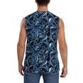 thumbnail image 4 of Balery Octopus Camisetas sin mangas para hombre, absorbe la humedad y protege contra el mal olor.-Small, 4 of 7