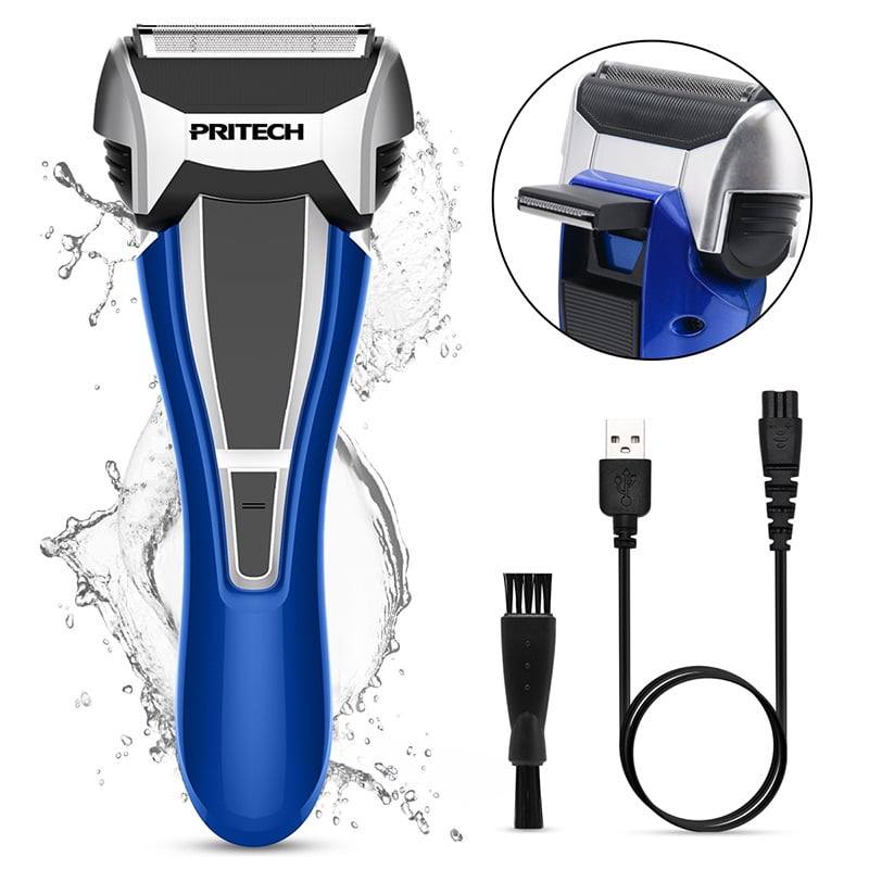 PRITECH Electric Shaver Cordless USB Charging Electric Razor For Men