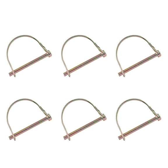 FUTUREORYY Trailer Hitch Coupler Pin Alloy 6Pcs 3.03X2.12X0.47in