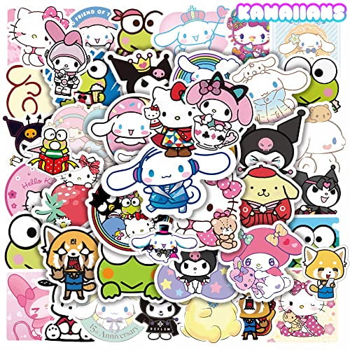 KAWAIIANS 100PCS Kawaii Stickers, Cute Japanese Anime Sticker for