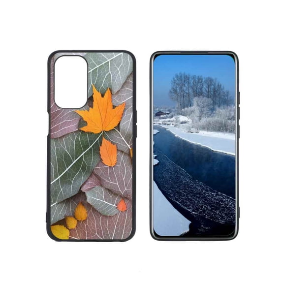 Compatible with OnePlus Nord N200 5G Phone Case, Leaves-52 Case Men Women, Flexible Silicone Shockproof Case for OnePlus Nord N200 5G