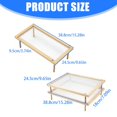 Pasta Drying Rack Large Wooden Pasta Drying Rack Foldable Rectangular Noodle and Herb Dryer ...