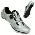 thumbnail image 3 of QJUHUNG Men‘s Professional Cycling Sneakers - Compatible with SPD Cleat and Rotary Buckle  Breathable Sport Shoes for Mountain Bike Riding and Racing Outdoor Activities, 3 of 6