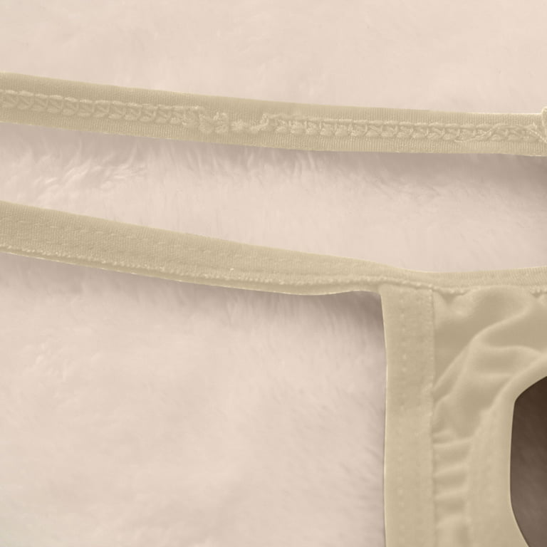 Men's Boxer Briefs Lingerie Micro Thong Bikini Front Hole Underwear  Underpants 